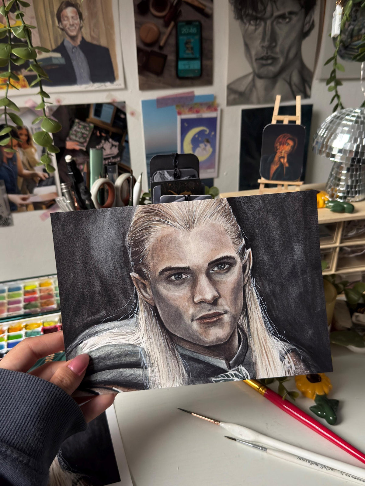 Legalos A5 Fantasy Art Print | Lord of the Rings Inspired Art