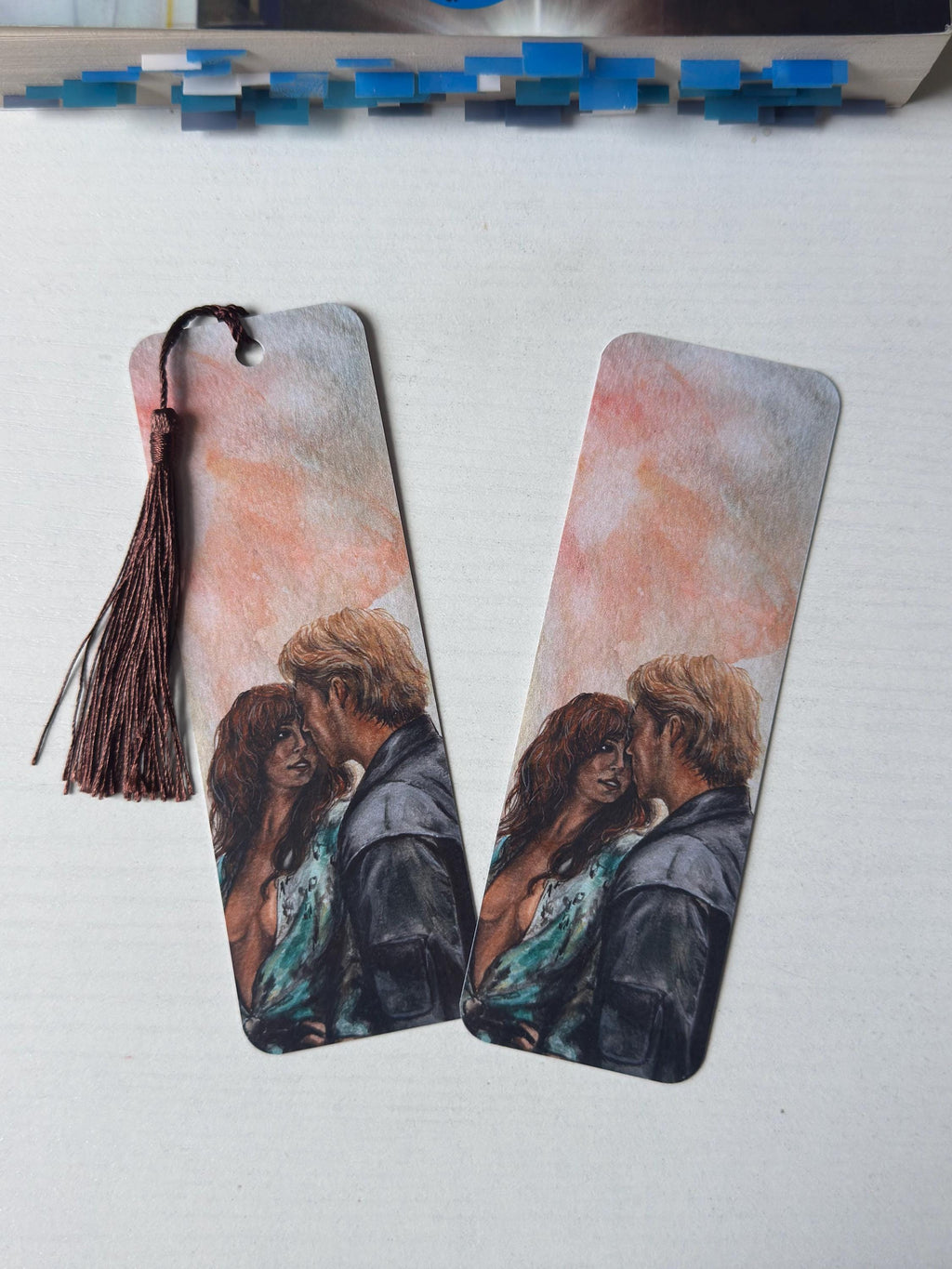 Allie and Dean Double Sided Bookmark | Off Campus Inspired Art | Bookish Gift