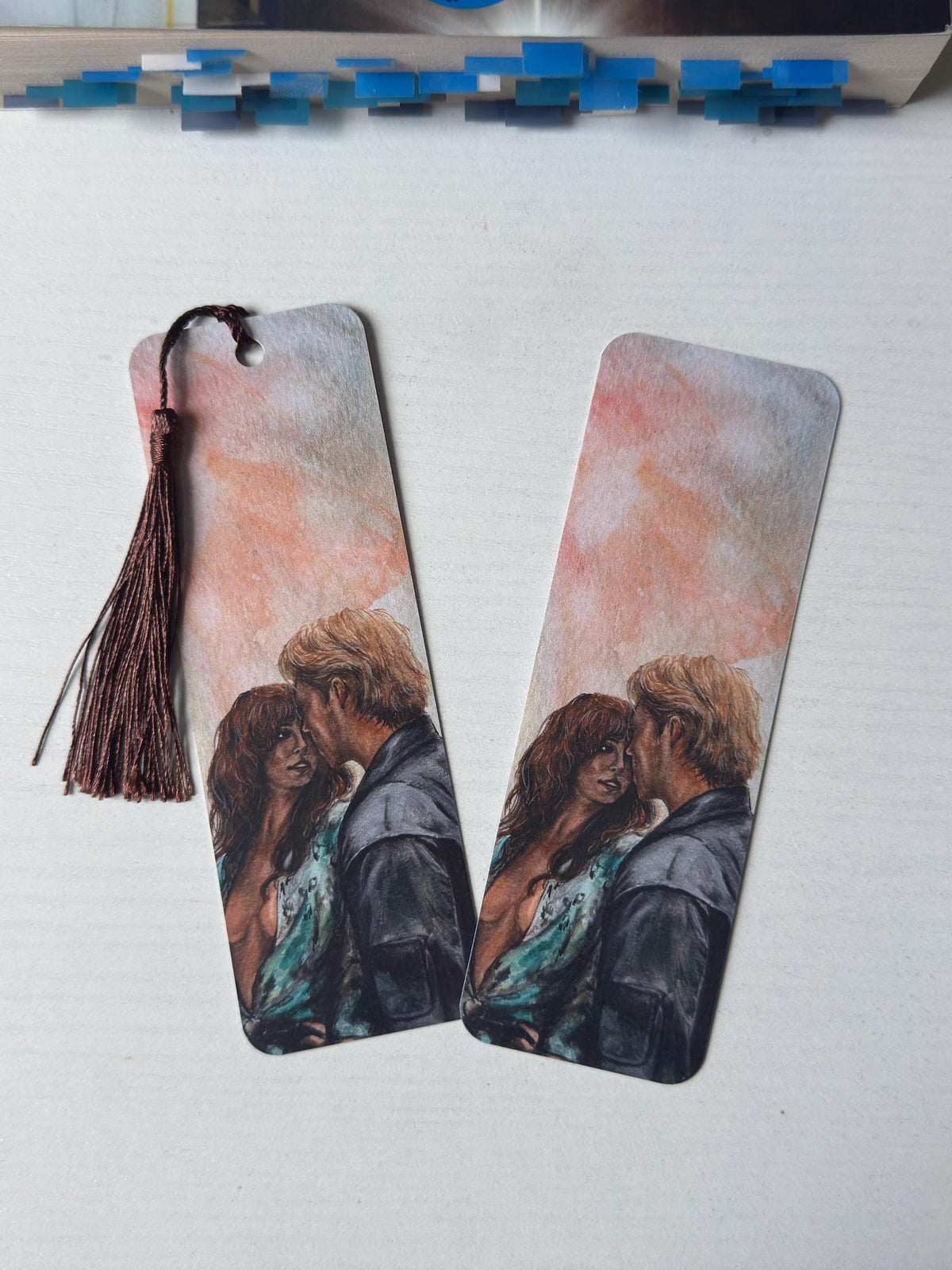 Allie and Dean Double Sided Bookmark | Off Campus Inspired Art | Bookish Gift