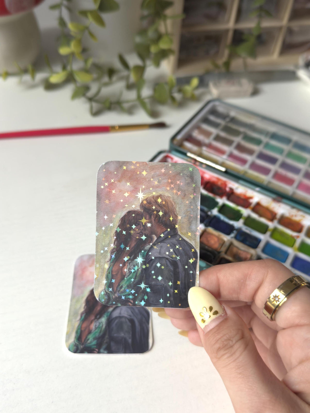 College Romance Inspired Sticker | Allie and Dean Fan Art | Waterproof Vinyl Sticker