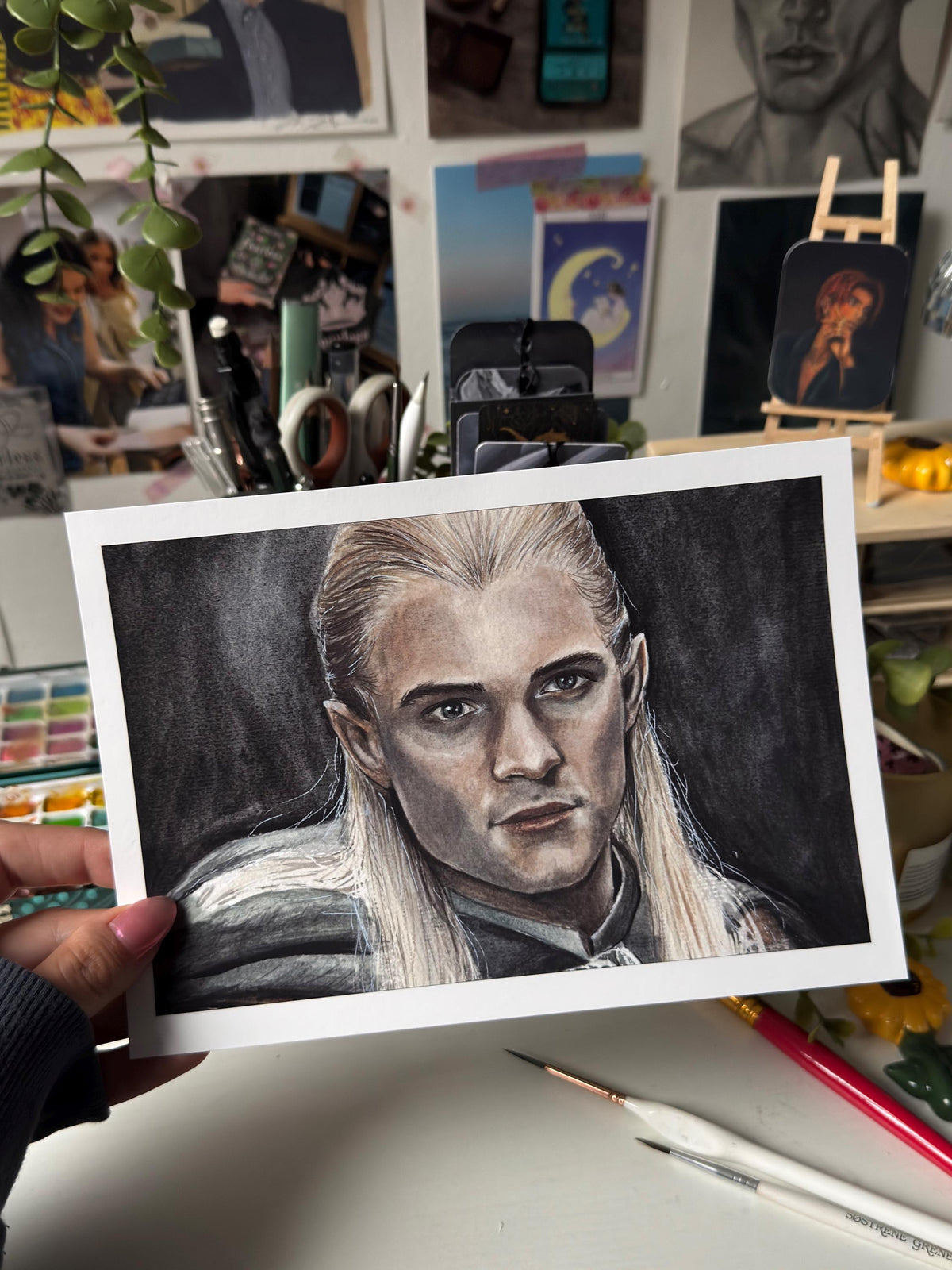 Legalos A5 Fantasy Art Print | Lord of the Rings Inspired Art