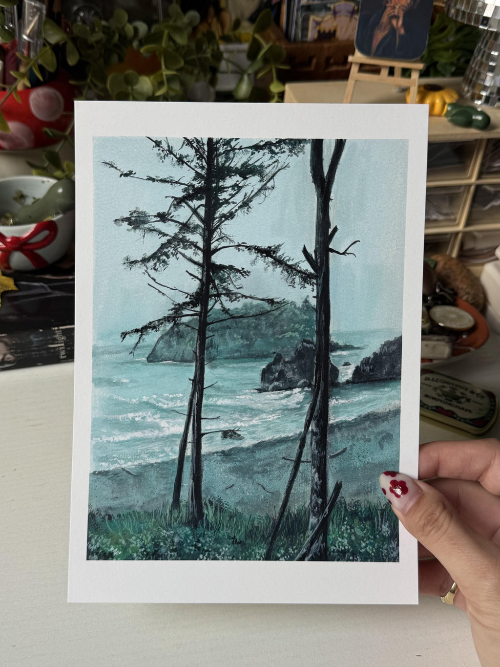 Twilight Inspired Art Print | La Push Beach Print | Twilight Fan Art