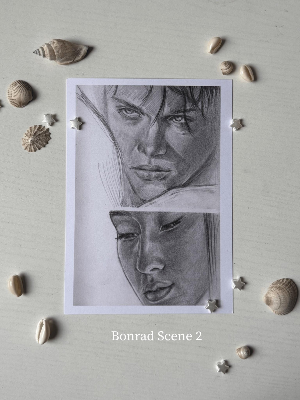 The Summer I Turned Pretty Fan Art: Bonrad Pencil Prints (5x7)