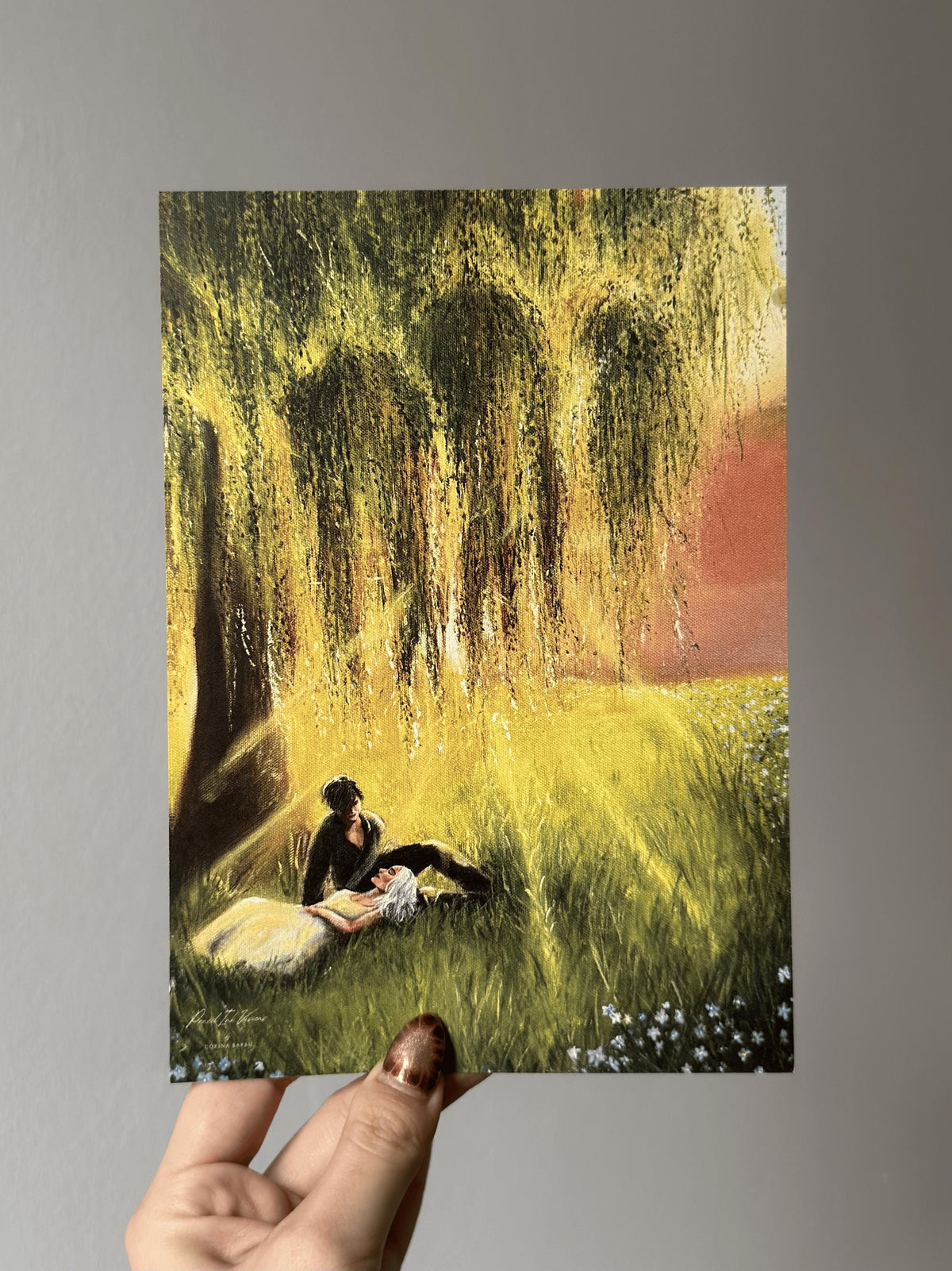 A5 Willow Tree Fantasy Art Print | Book Lover Gift
