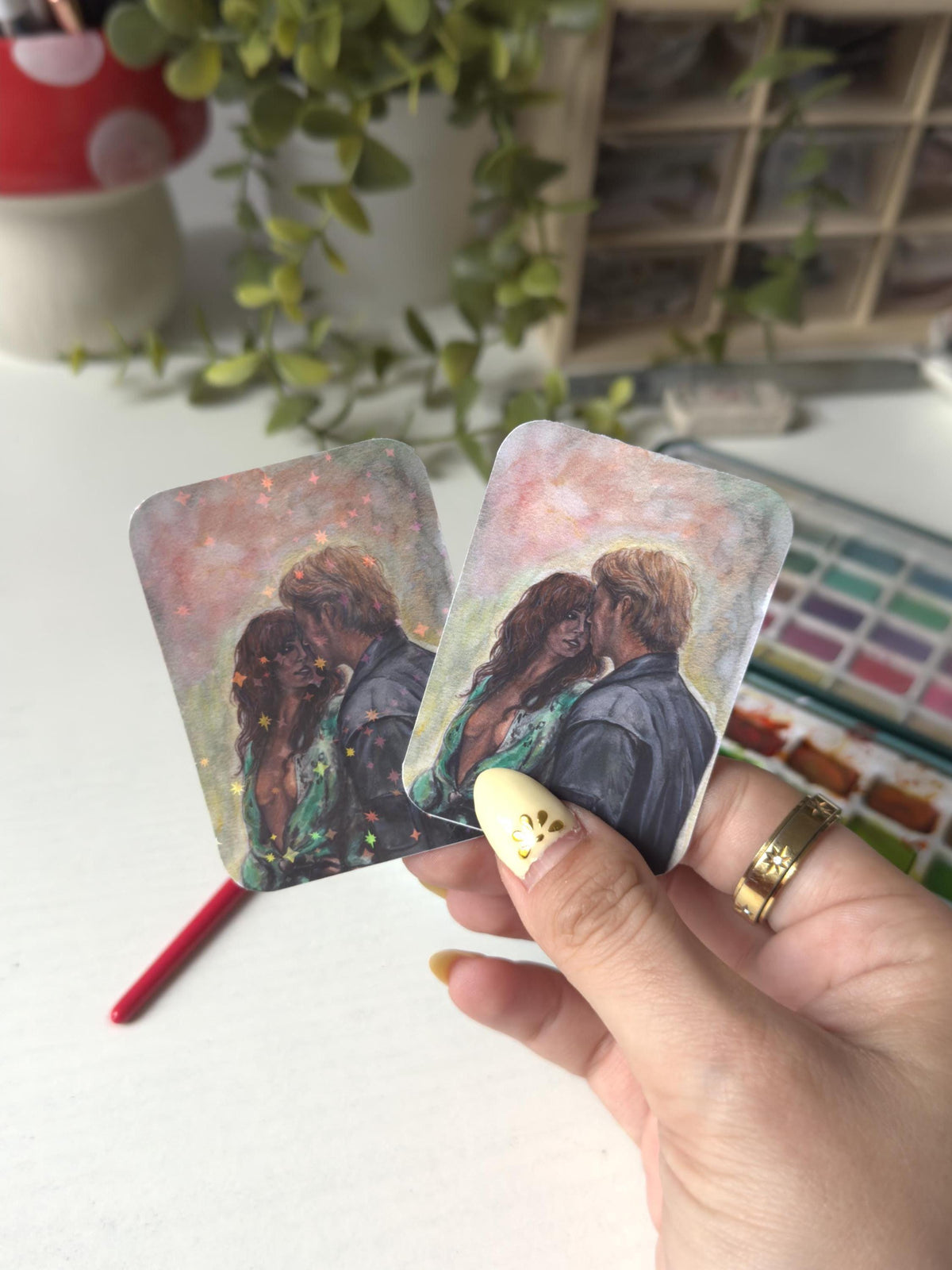 College Romance Inspired Sticker | Allie and Dean Fan Art | Waterproof Vinyl Sticker