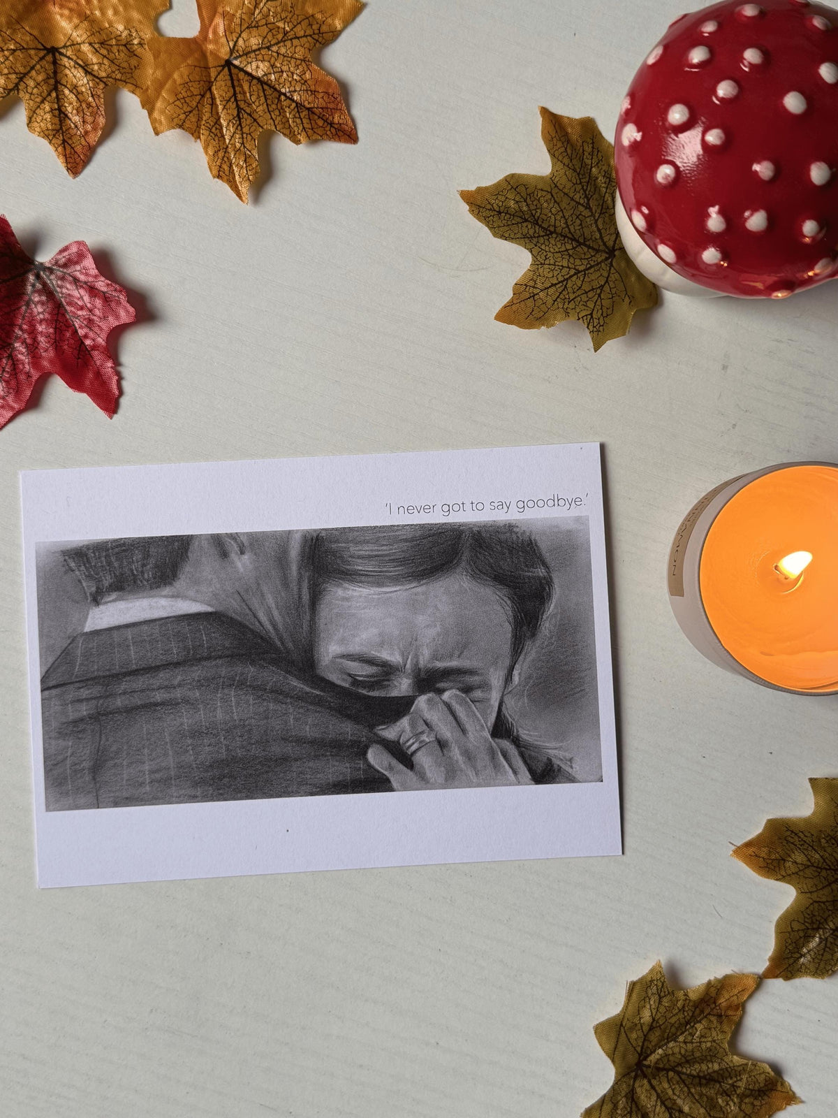 Love, Rosie Fan Art Print: Alex and Rosie Pencil Drawing (5x7)
