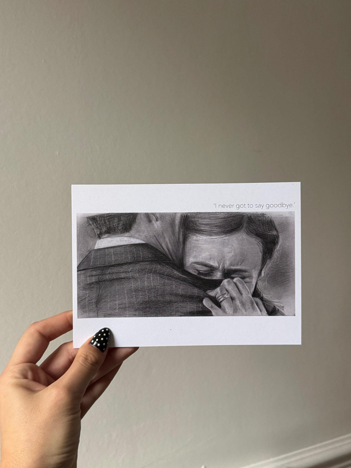 Love, Rosie Fan Art Print: Alex and Rosie Pencil Drawing (5x7)