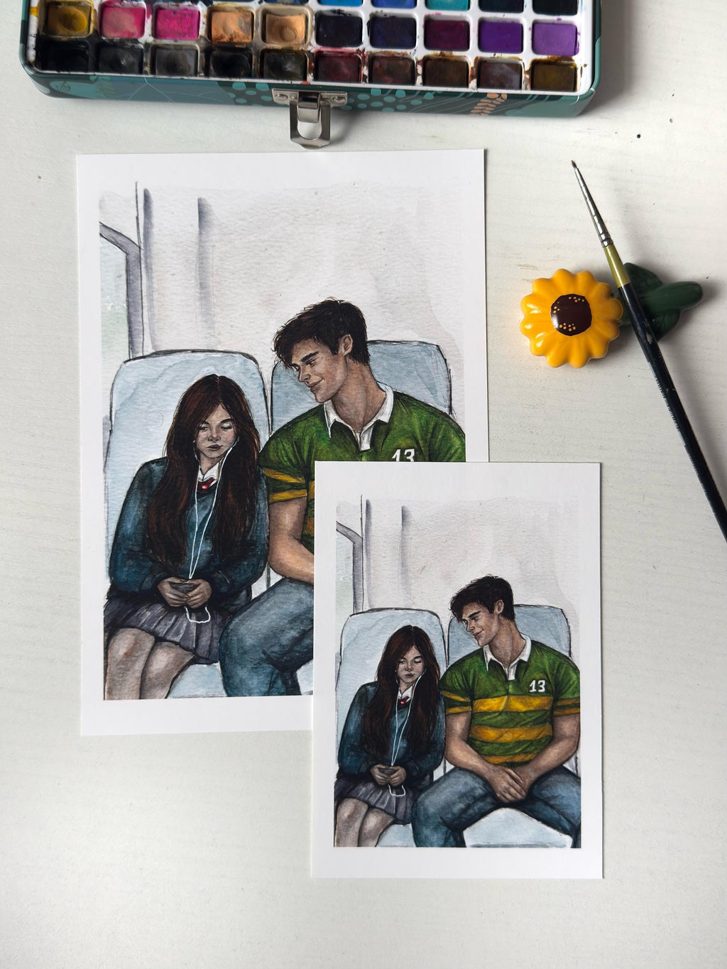 Shannon and Johnny A5 Art Print | Boys of Tommen Inspired Art
