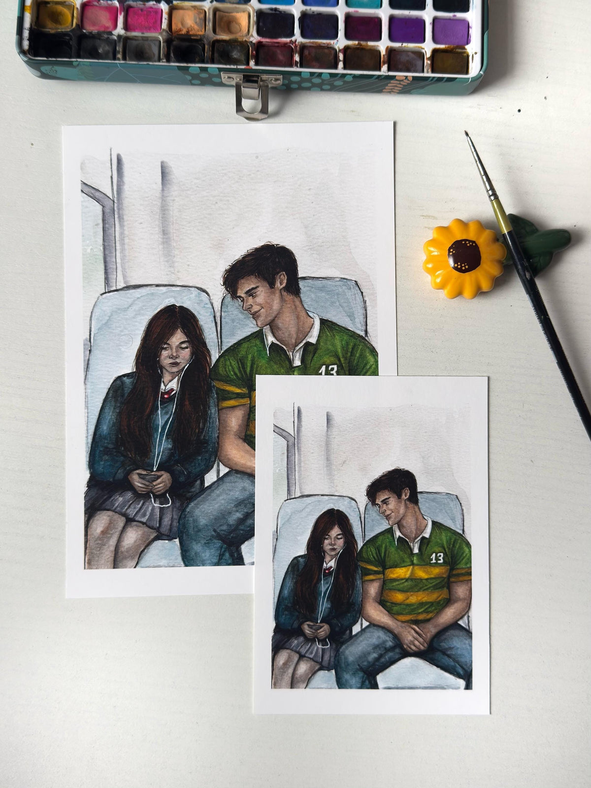 Shannon and Johnny A5 Art Print | Boys of Tommen Inspired Art