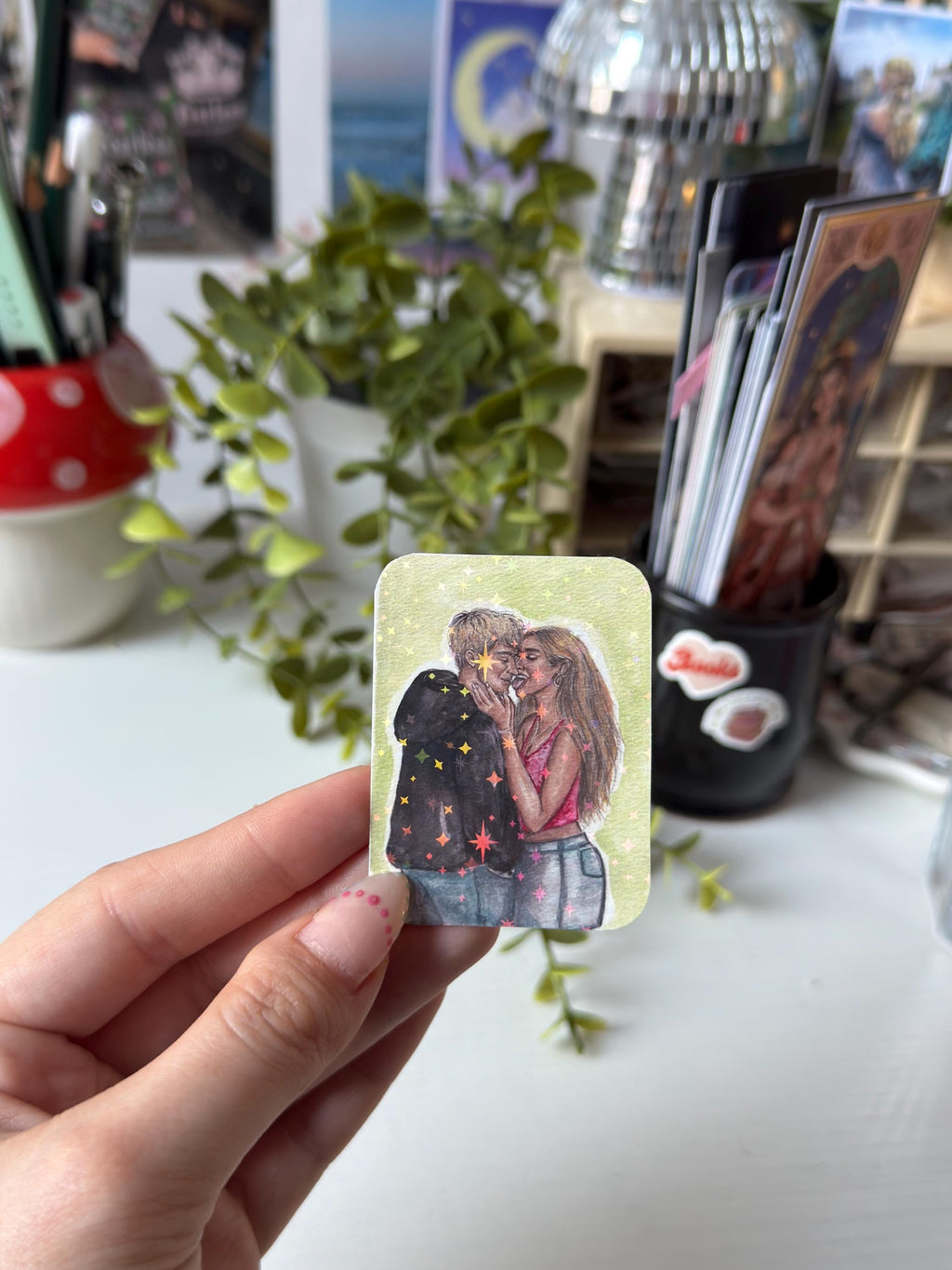 Boys of Tommen Fan Art Sticker | Joey and Aoife Romance Book Vinyl