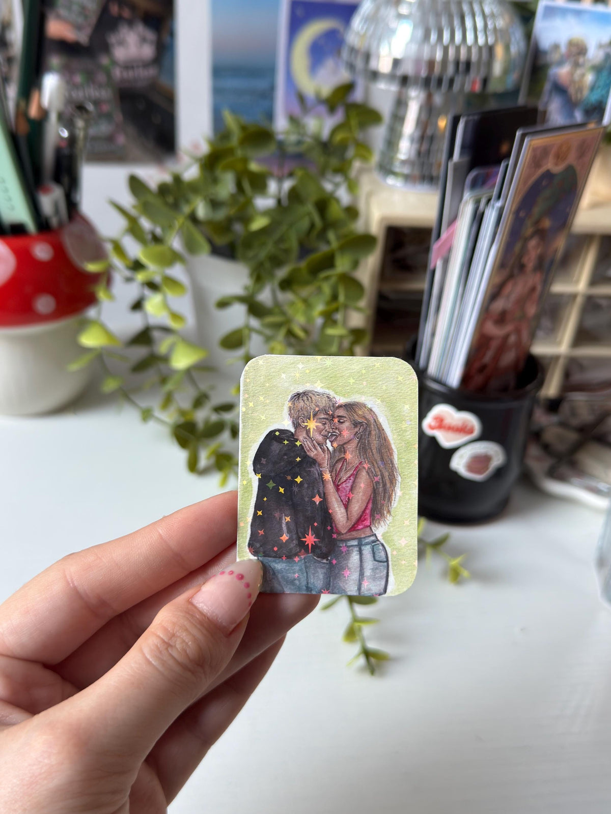 Boys of Tommen Fan Art Sticker | Joey and Aoife Romance Book Vinyl