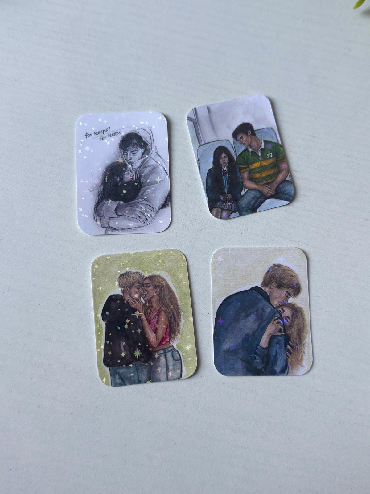 Boys of Tommen Vinyl Stickers - Romance Book Characters, Kindle Accessory (Set of 3)