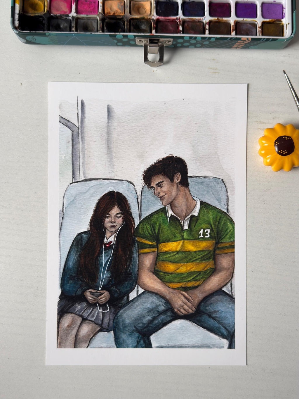 Shannon and Johnny A5 Art Print | Boys of Tommen Inspired Art