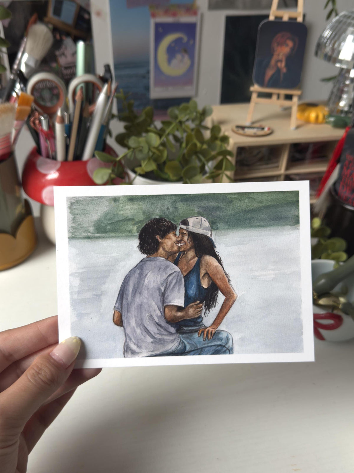 Annie and Ellis Art Print | Sterling Point Inspired Art