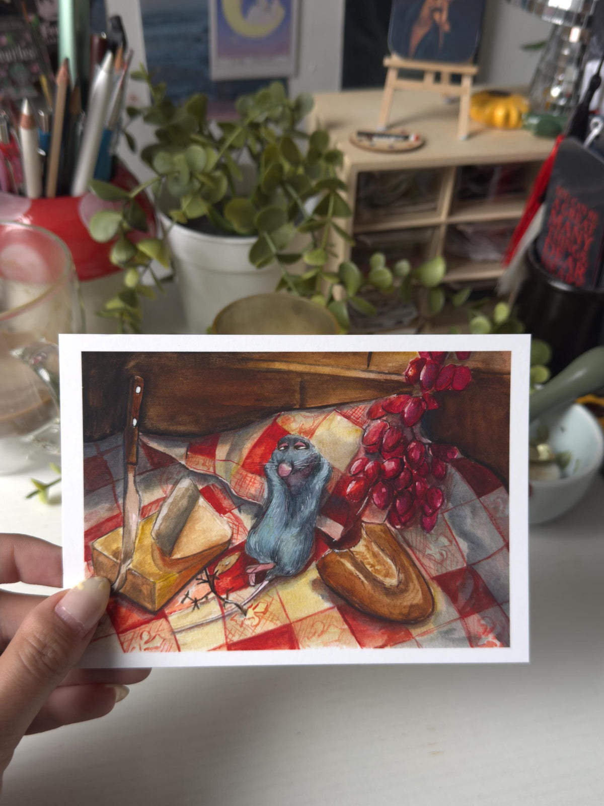 Remy Art Print | Ratatouille Inspired Art | Disney Lover Gift